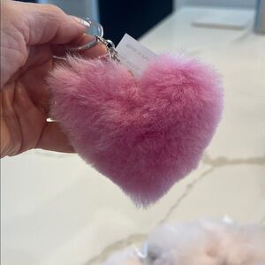 100% alpaca heart Key chain or accessory choose color